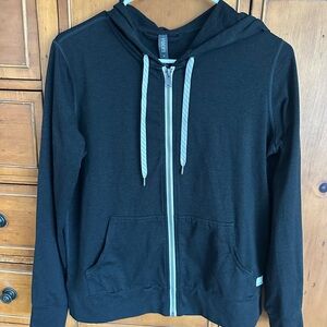 Vuori Women’s Halo Performance Black Zip-Up Hoodie S